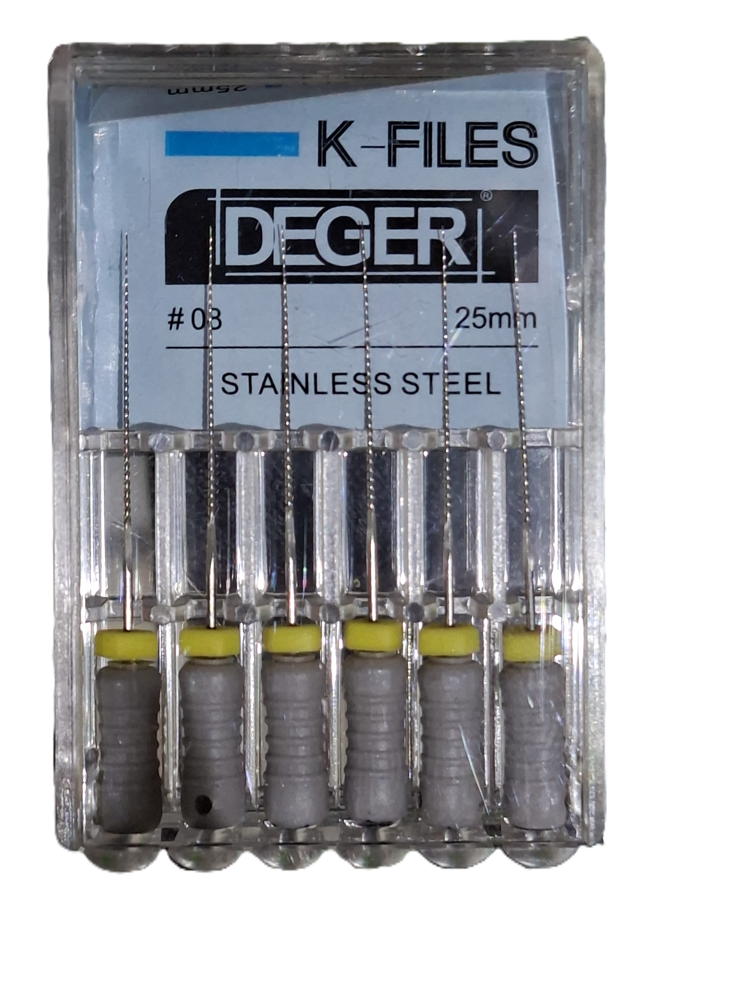 K-Files Deger #08, 25mm, Stainless Steel