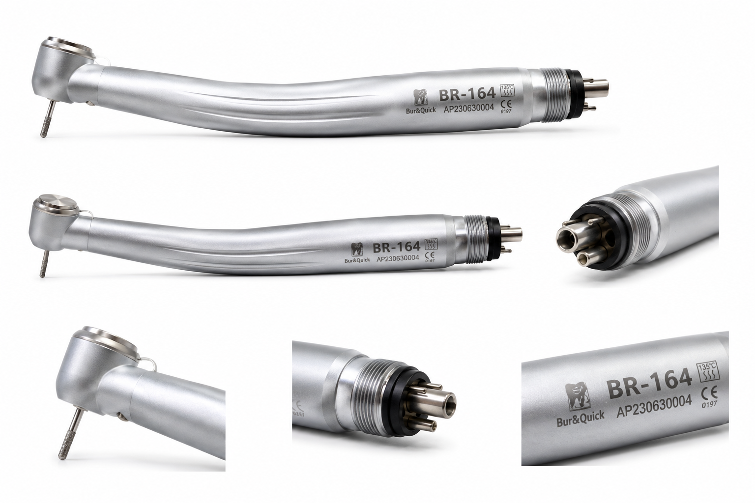 Dentaquick BR-164 Contra-Angle Handpiece with LED Light